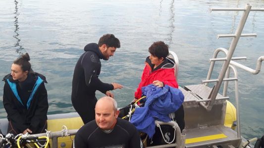 Dernier briefing avant la première plongée 